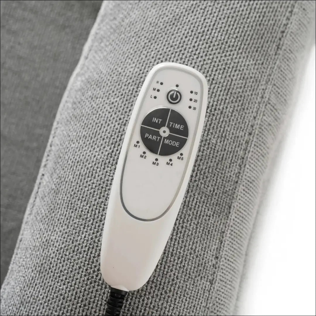 Išskleidžiamas masažinis fotelis su audiniu pilkos spalvos TE018 - €334 Save 15% __label:Pristatymas 5-14 d.d., elite,