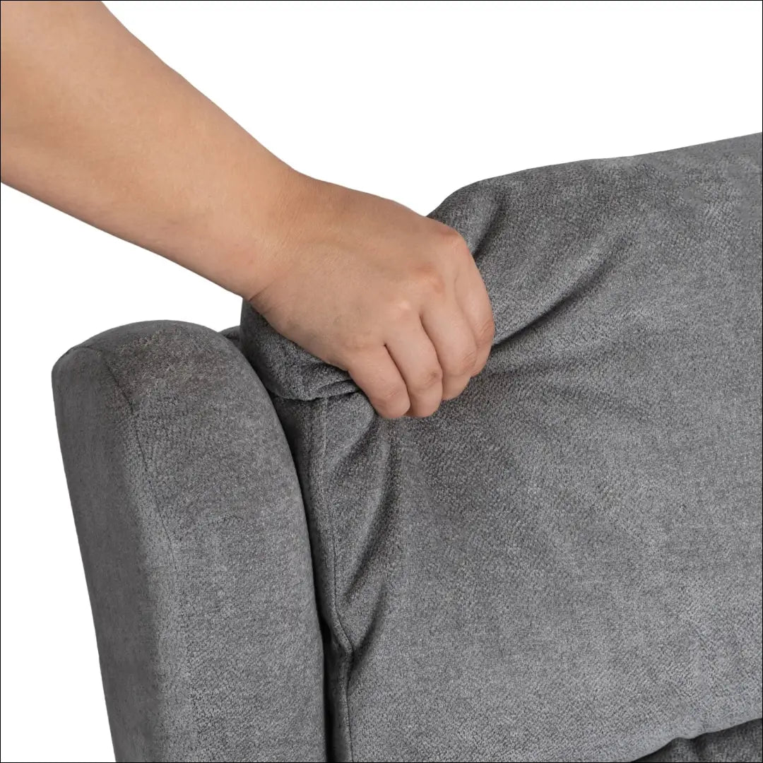 Išskleidžiamas masažinis fotelis su audiniu pilkos spalvos TE822 - €319 Save 15% __label:Pristatymas 5-14 d.d., elite,