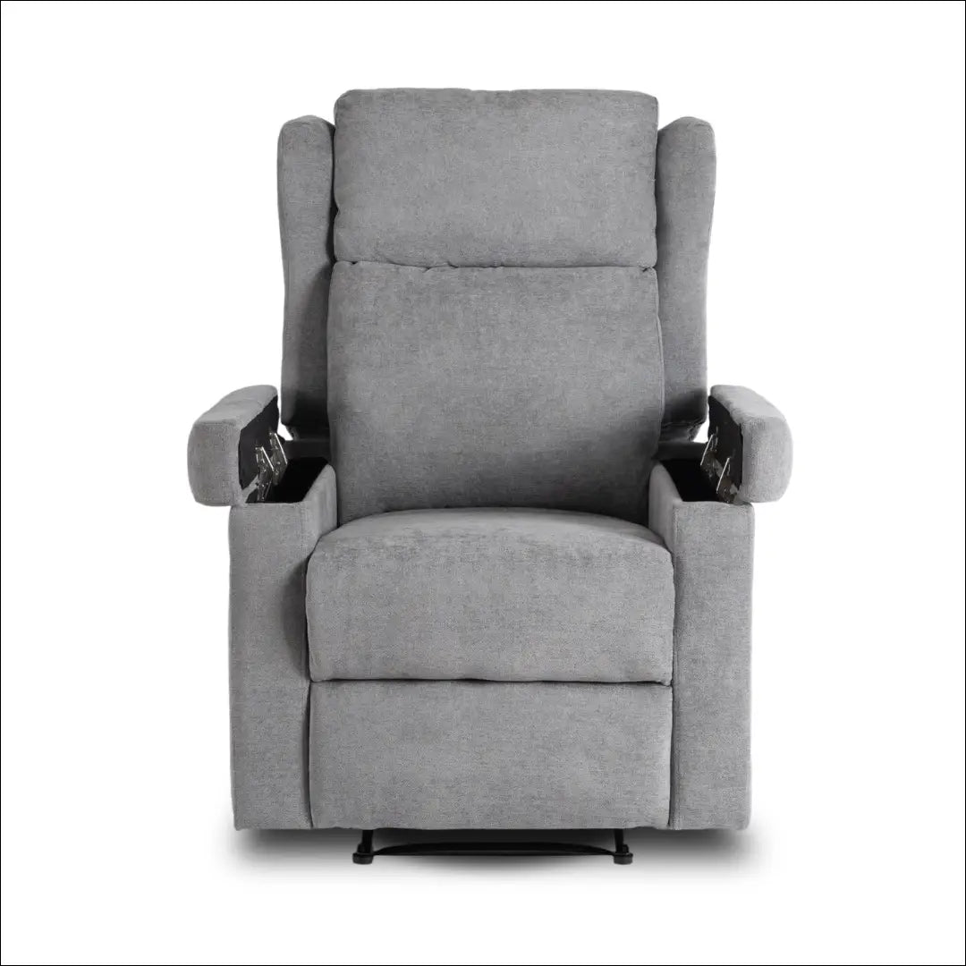 Išskleidžiamas masažinis fotelis su audiniu pilkos spalvos TE822 - €319 Save 15% __label:Pristatymas 5-14 d.d., elite,