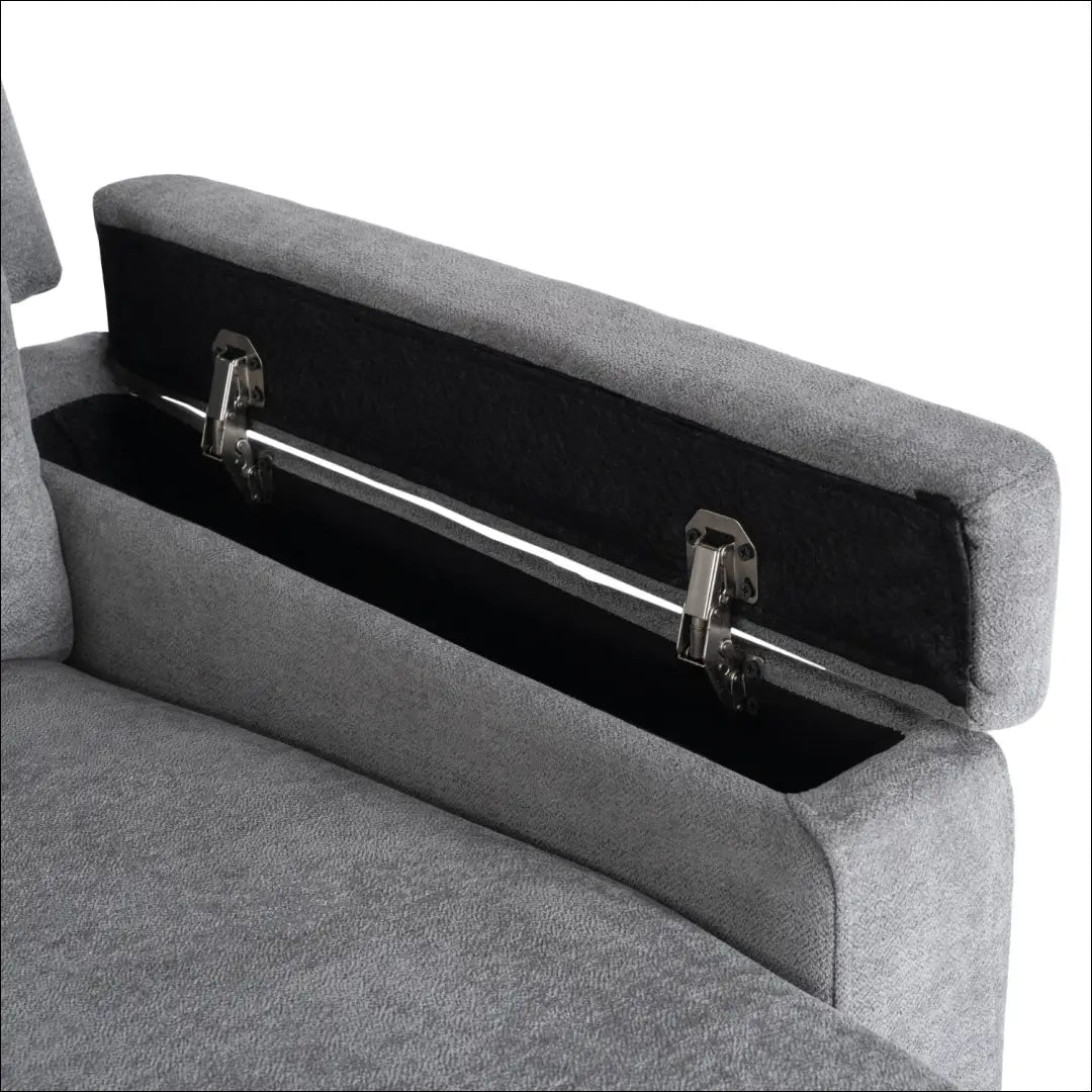 Išskleidžiamas masažinis fotelis su audiniu pilkos spalvos TE822 - €319 Save 15% __label:Pristatymas 5-14 d.d., elite,