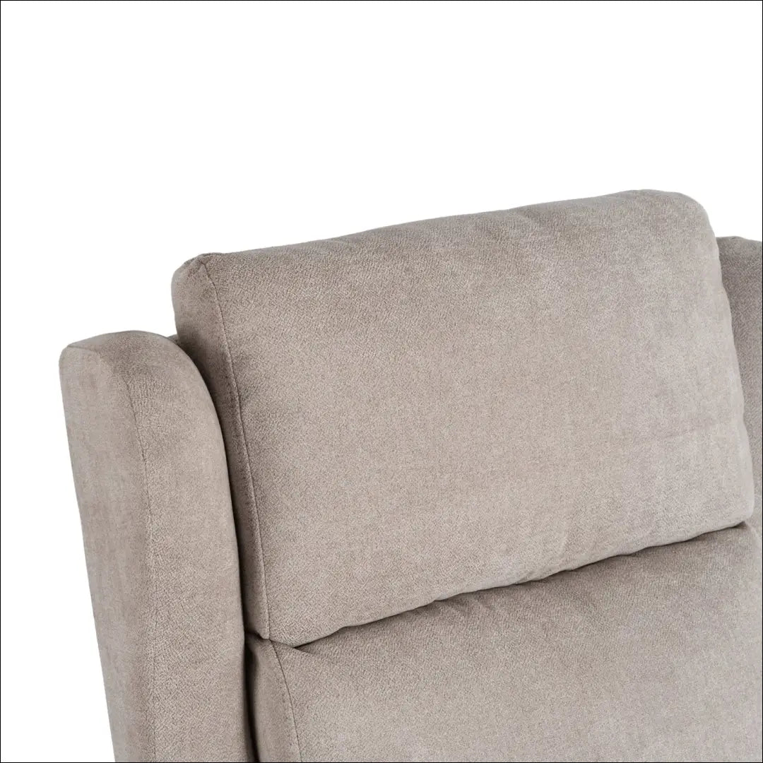 Išskleidžiamas masažinis fotelis su audiniu smėlio spalvos TE818 - €319 Save 15% __label:Pristatymas 5-14 d.d., elite,