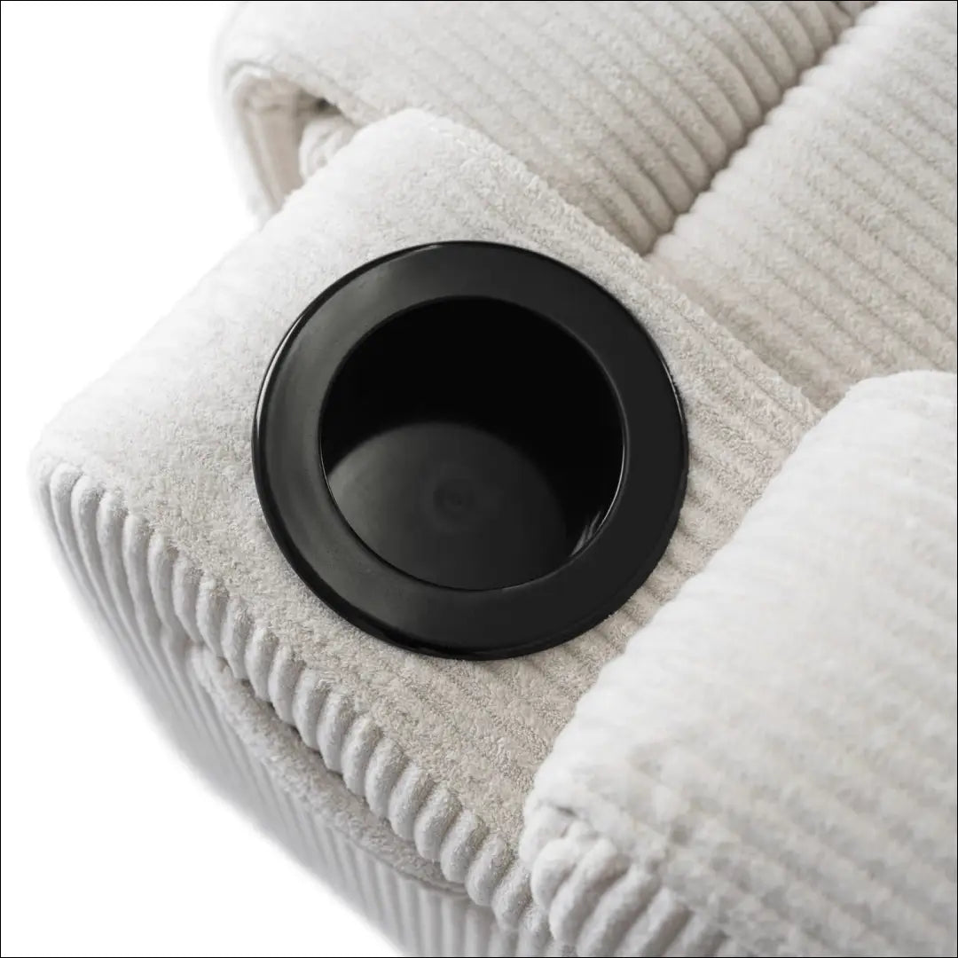 Išskleidžiamas masažinis fotelis su korduro audiniu smėlio spalvos TE501 - €323 Save 15% __label:Pristatymas 5-14 d.d.,