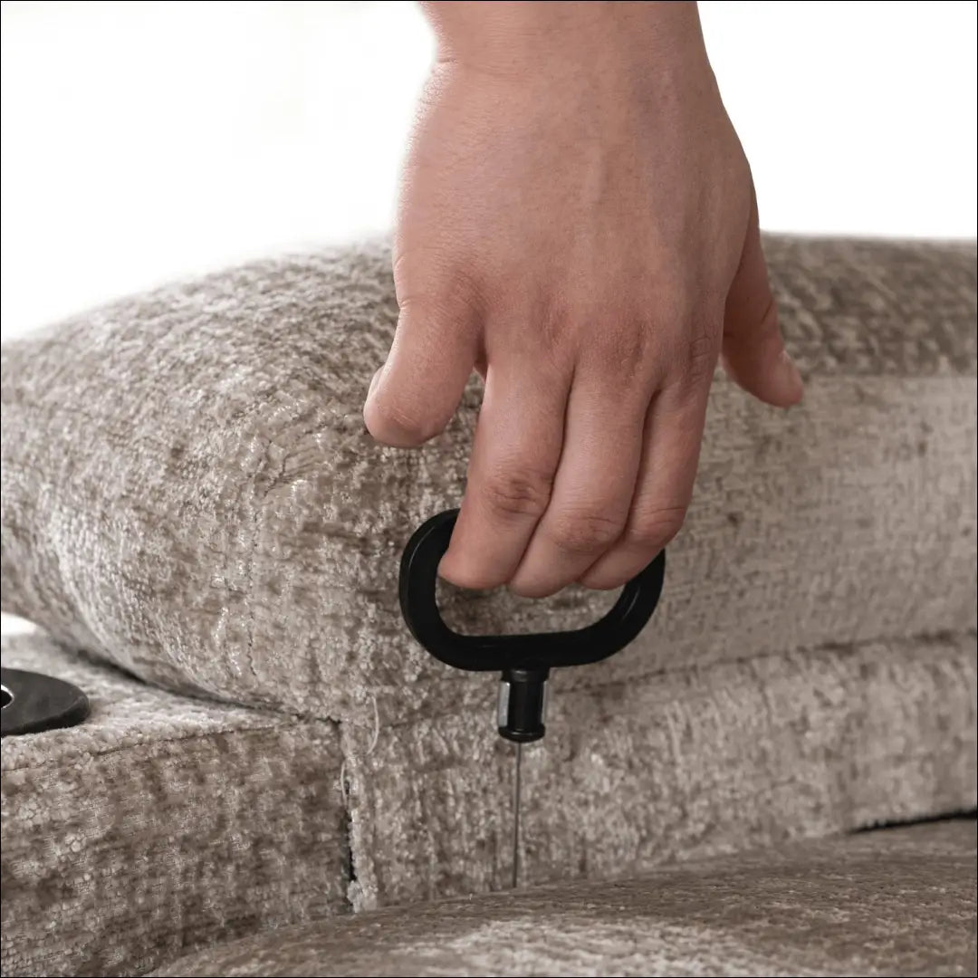 Išskleidžiamas masažinis fotelis su veliūro audiniu smėlio spalvos TE573 - €334 Save 15% __label:Pristatymas 5-14 d.d.,