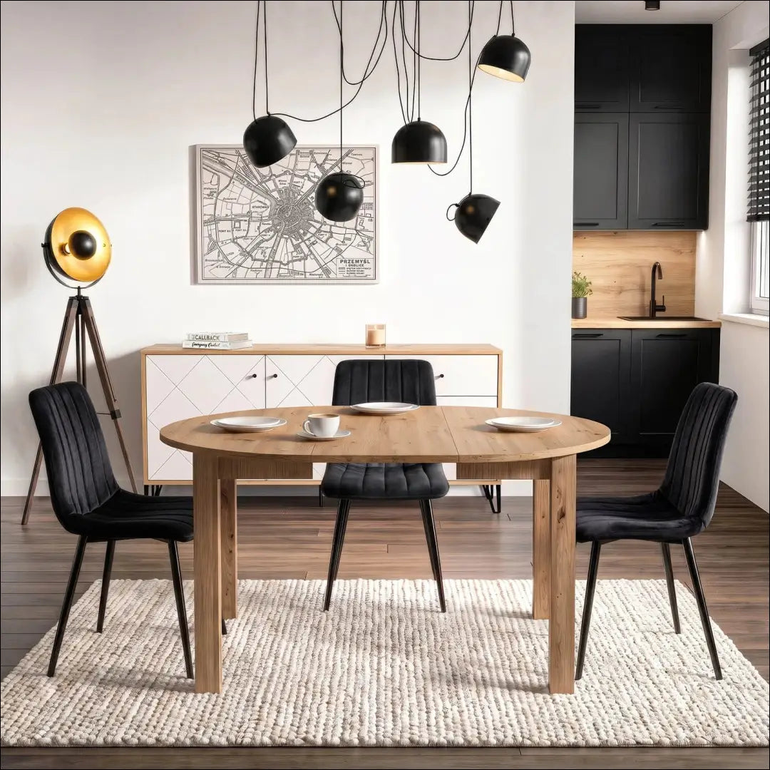 Išskleidžiamas stalas 103–223 cm „Artisan Oak“ TE2614 - €314 Save 15% __label:Pristatymas 5-14 d.d., Newelite Naujausi