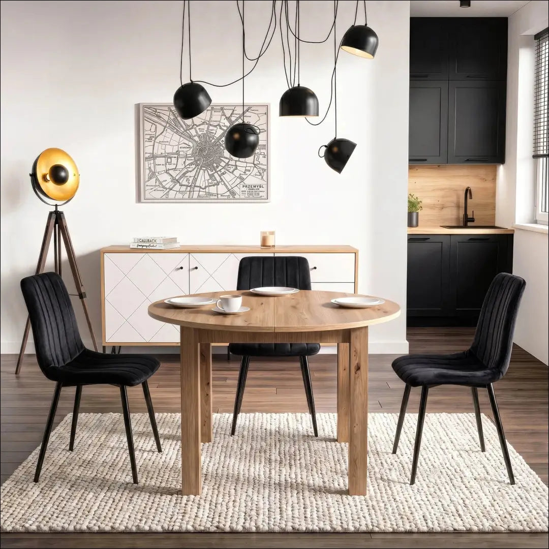 Išskleidžiamas stalas 103–223 cm „Artisan Oak“ TE2614 - €313.44 Save 15% __label:Pristatymas 5-14 d.d., Newelite