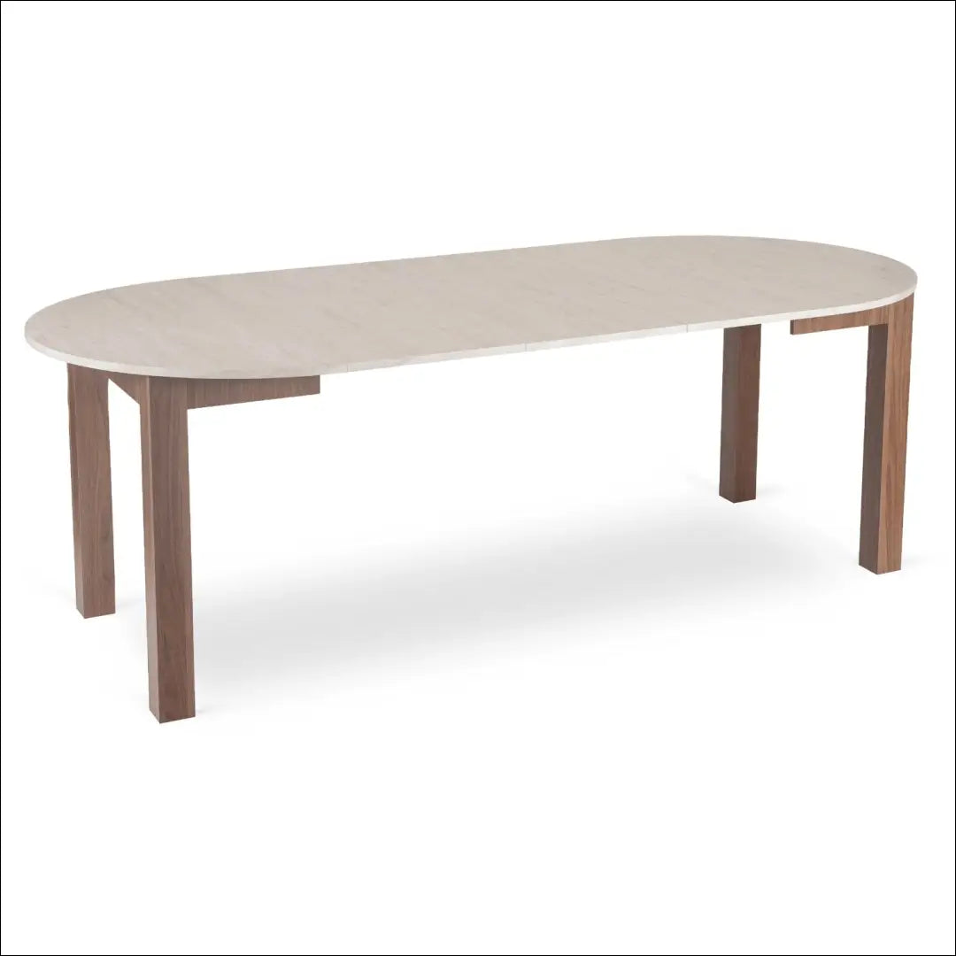 Išskleidžiamas stalas 103–223 cm travertinas/riešutmedis Nice TE2548 - €313.44 Save 15% __label:Pristatymas 5-14 d.d.,