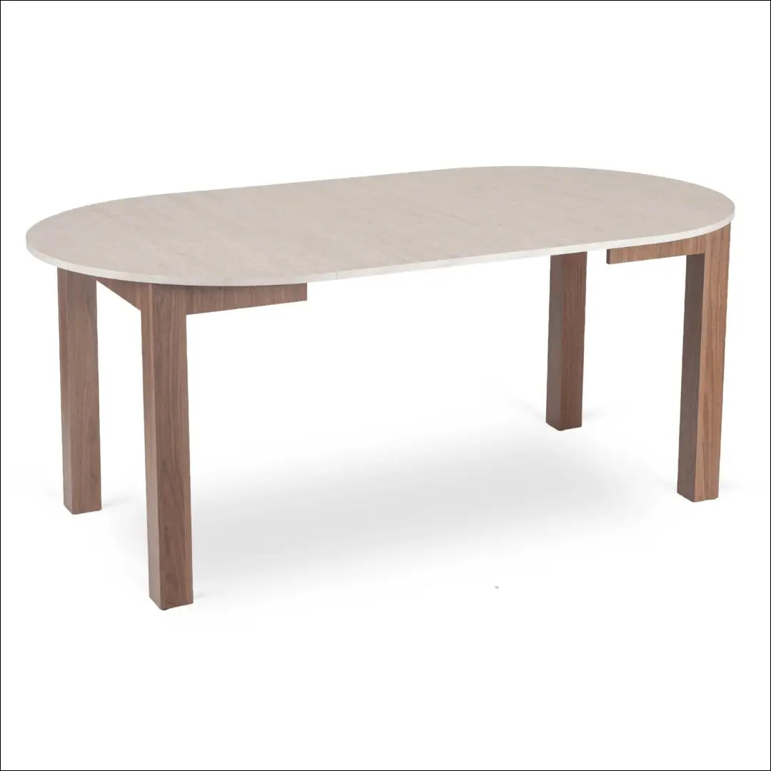 Išskleidžiamas stalas 103–223 cm travertinas/riešutmedis Nice TE2548 - €313.44 Save 15% __label:Pristatymas 5-14 d.d.,