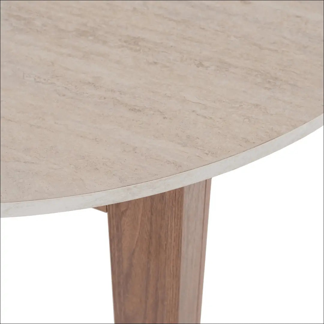 Išskleidžiamas stalas 103–223 cm travertinas/riešutmedis Nice TE2548 - €313.44 Save 15% __label:Pristatymas 5-14 d.d.,