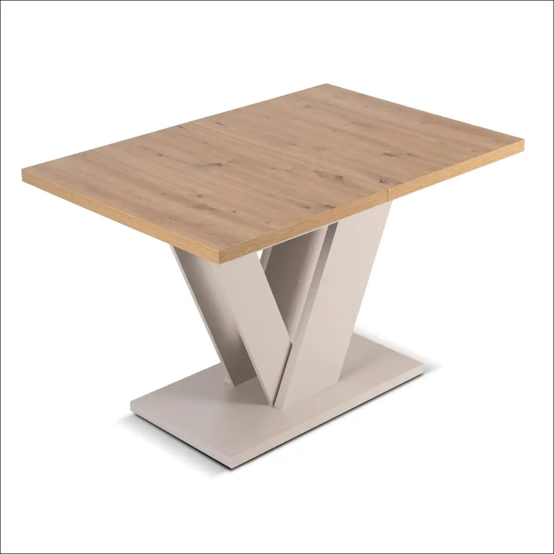 Išskleidžiamas stalas 120–160 cm „Artisan Oak“ / „Cashmere“ TE2537 - €284 Save 15% __label:Pristatymas 5-14 d.d.,