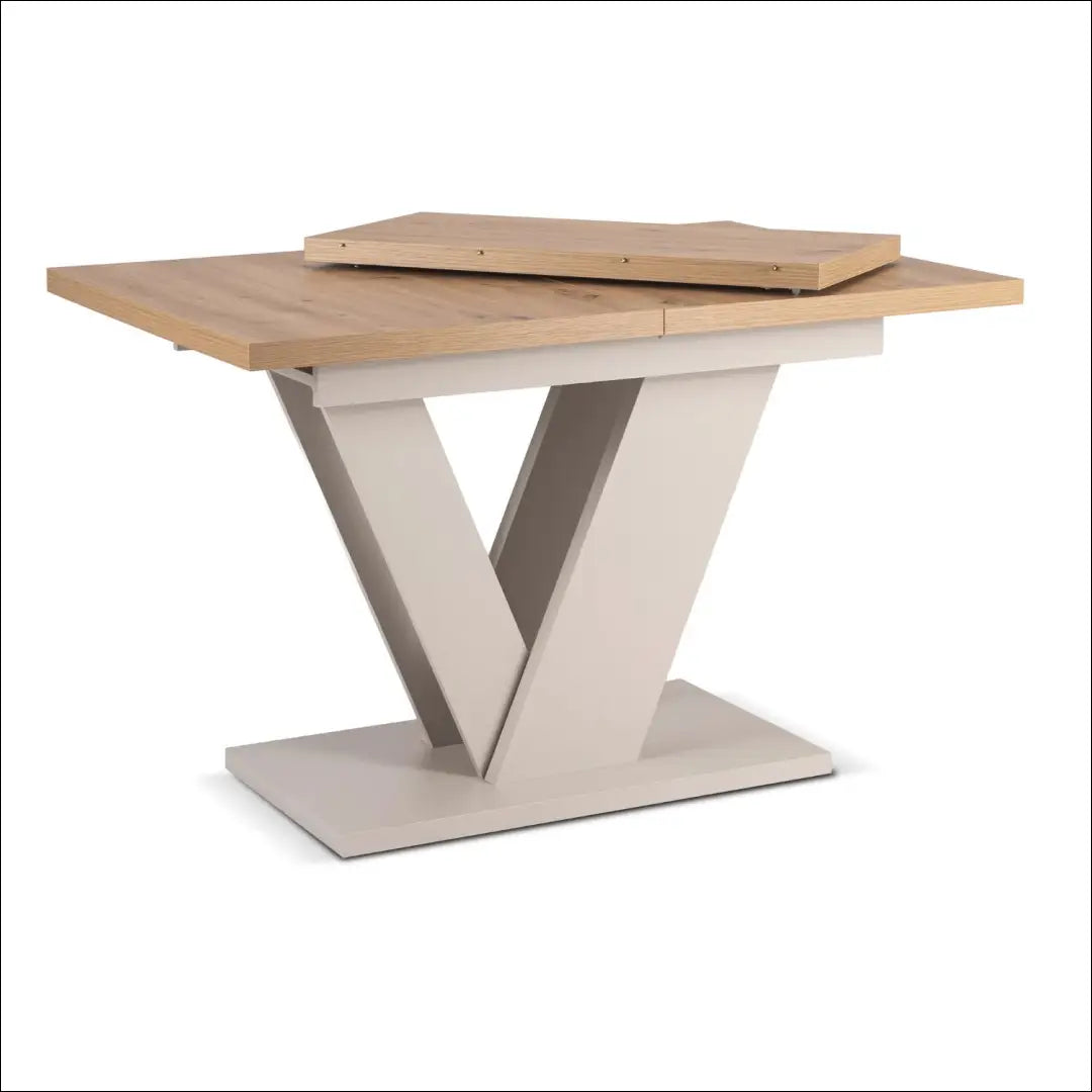 Išskleidžiamas stalas 120–160 cm „Artisan Oak“ / „Cashmere“ TE2537 - €284 Save 15% __label:Pristatymas 5-14 d.d.,