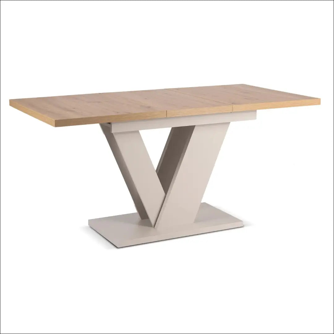 Išskleidžiamas stalas 120–160 cm „Artisan Oak“ / „Cashmere“ TE2537 - €284 Save 15% __label:Pristatymas 5-14 d.d.,