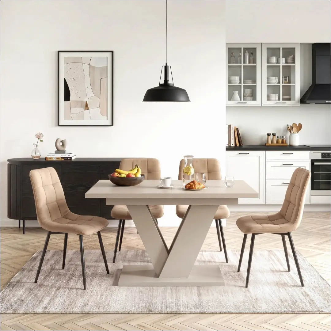 Išskleidžiamas stalas 120–160 cm kašmyras TE2538 - €283.93 Save 15% __label:Pristatymas 5-14 d.d., Newelite Naujausi