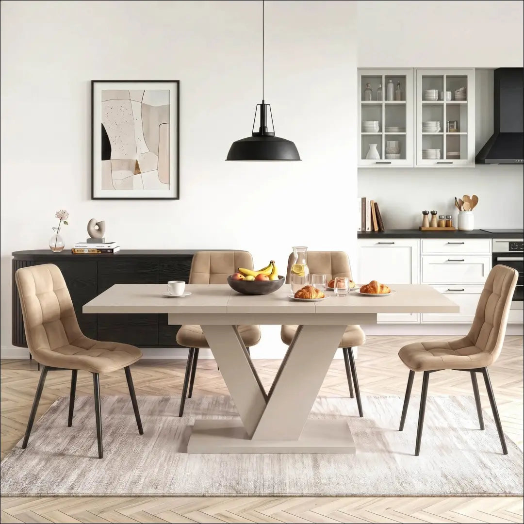 Išskleidžiamas stalas 120–160 cm kašmyras TE2538 - €283.93 Save 15% __label:Pristatymas 5-14 d.d., Newelite Naujausi