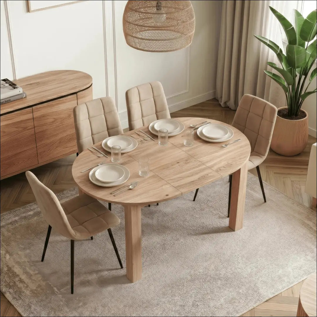 Išskleidžiamas stalas 92–132 cm „Artisan Oak“ TE2457 - €178 Save 15% __label:Pristatymas 5-14 d.d., Newelite Naujausi