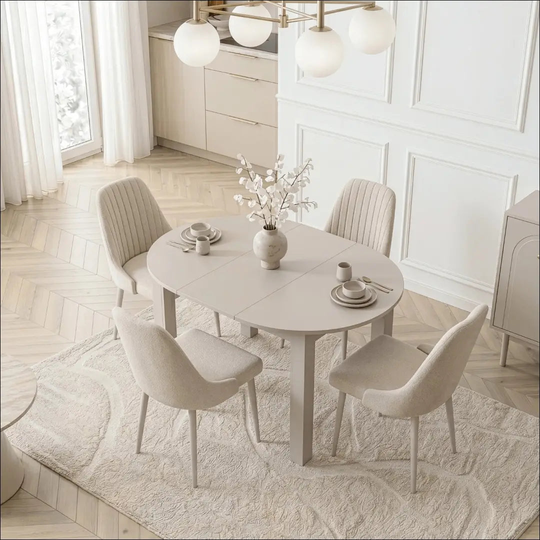 Ištraukiamas stalas 102-142 cm Kašmyro spalvos TE2455 - €178 Save 15% __label:Pristatymas 5-14 d.d., Newelite Naujausi