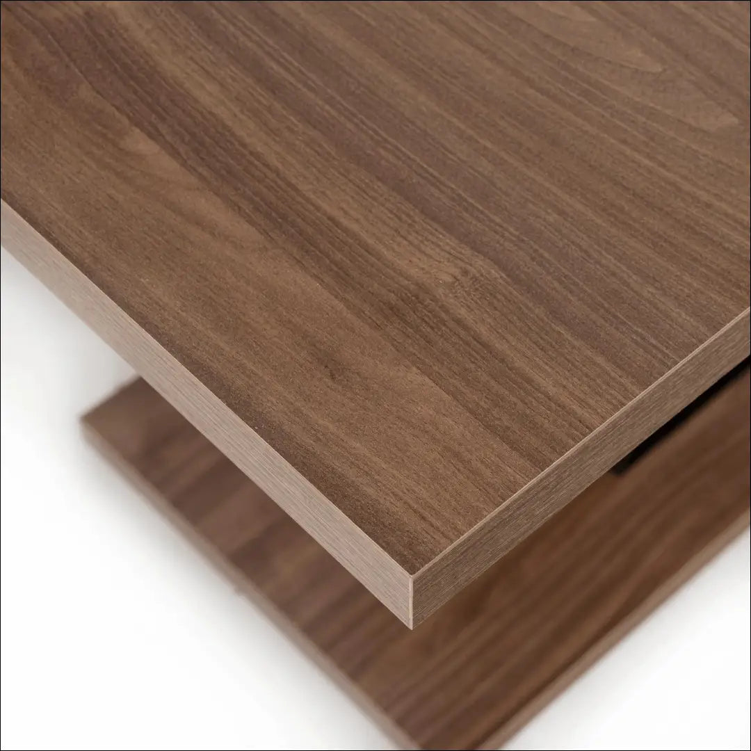 Ištraukiamas stalas 120–160 cm riešuto spalvos/juodas TE2543 - €284 Save 15% __label:Pristatymas 5-14 d.d., Newelite