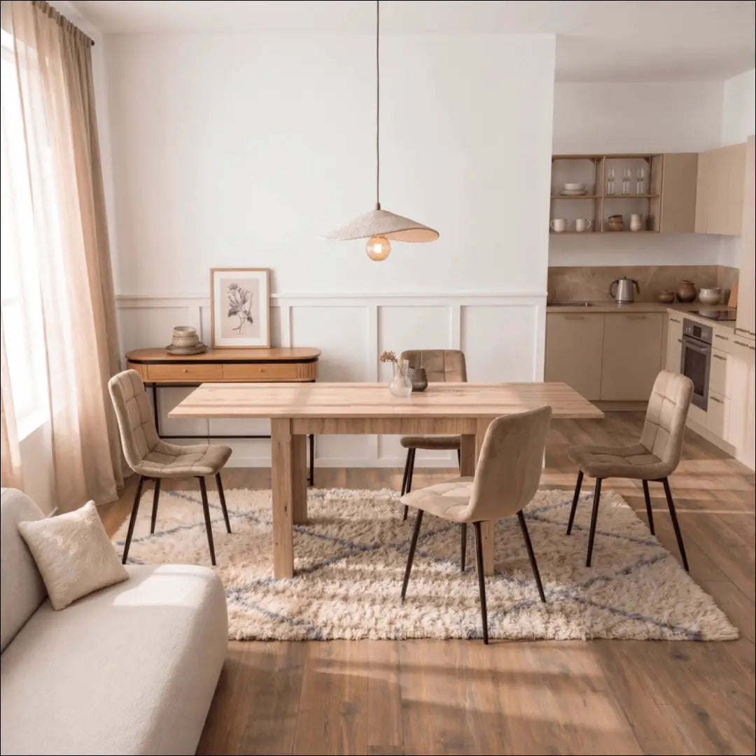 Ištraukiamas stalas 80–160 cm „Artisan Oak“ TE2405 - €177.01 Save 15% __label:Pristatymas 5-14 d.d., Newelite Naujausi