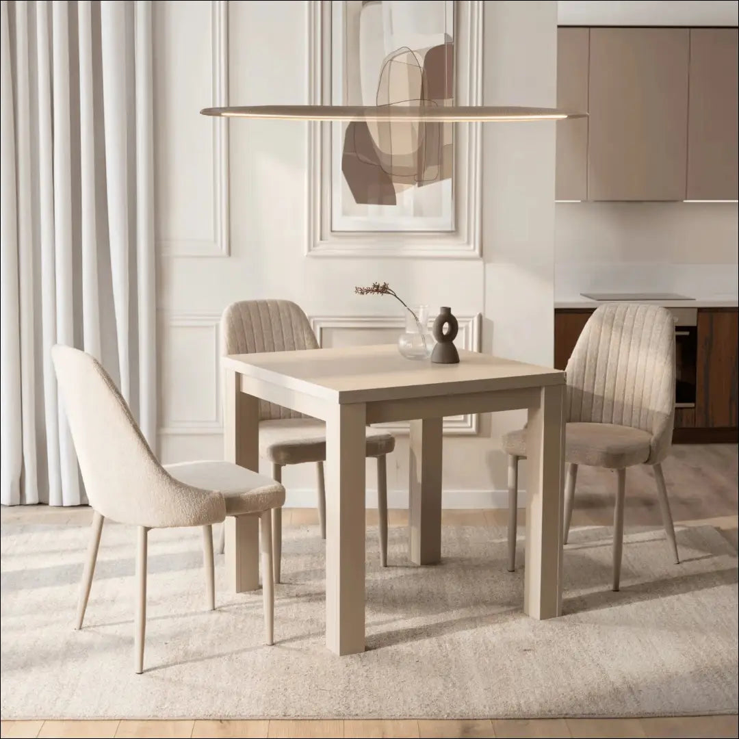 Ištraukiamas stalas 80–160 cm makadamijos riešutmedis TE2407 - €177.01 Save 15% __label:Pristatymas 5-14 d.d., Newelite