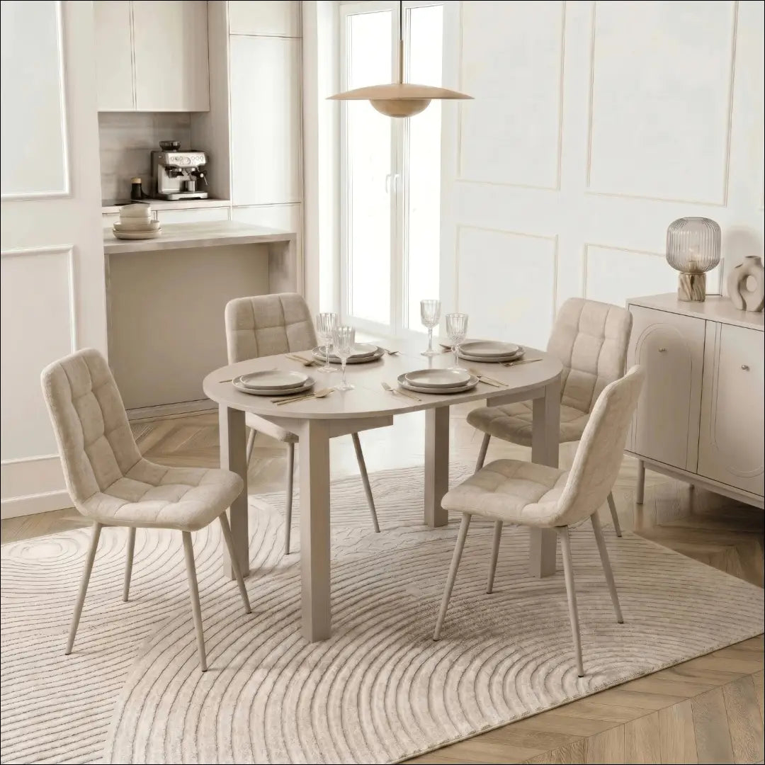 Ištraukiamas stalas 92-132 cm Kašmyro spalvos TE2456 - €178 Save 15% __label:Pristatymas 5-14 d.d., Newelite Naujausi