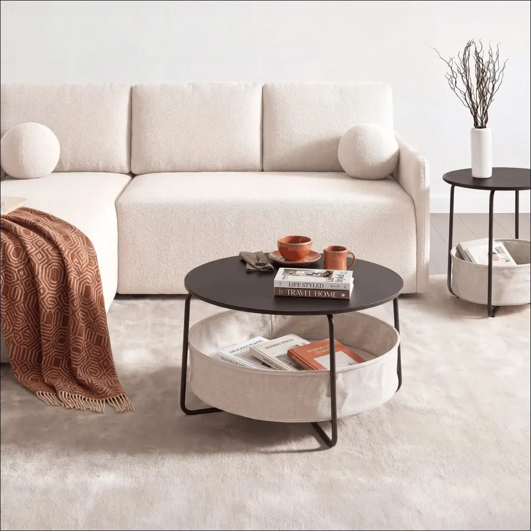Juodas/smėlinis stalas TE2590 - €85.05 Save 15% __label:Pristatymas 5-14 d.d., Newelite Naujausi produktai | Namų