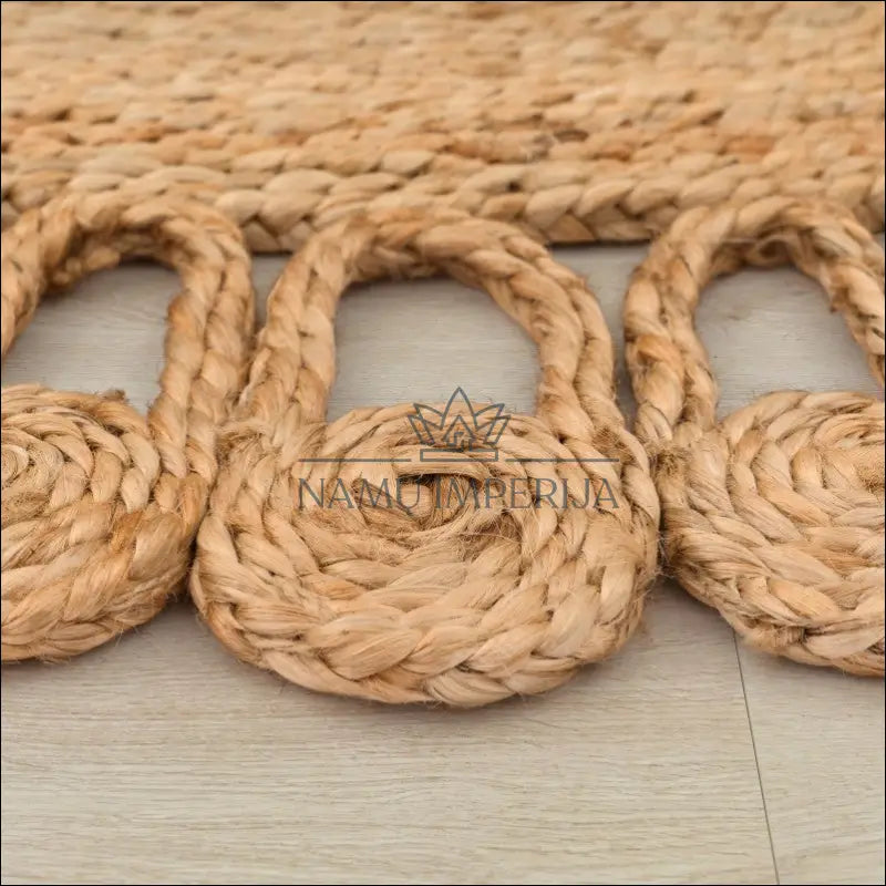 Kilimas NI5852 - €75 100-200, 50-100, __label:Pristatymas 5-14 d.d., color-Nature, kilimai Kilimai Jute Rug Round