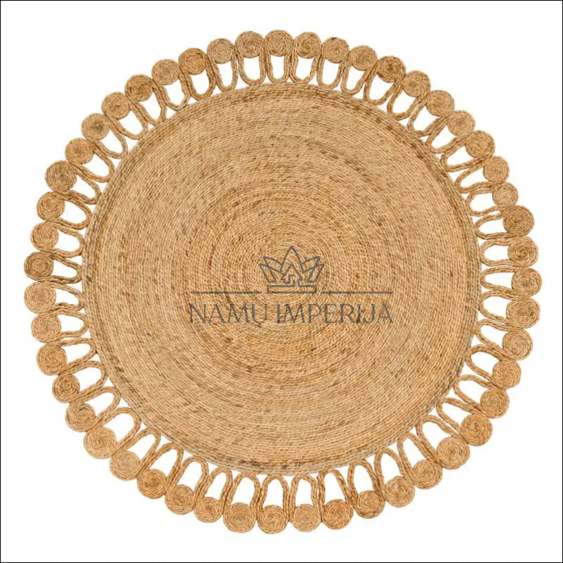 Kilimas NI5852 - €75 100-200, 50-100, __label:Pristatymas 5-14 d.d., color-Nature, kilimai Kilimai Jute Rug Round