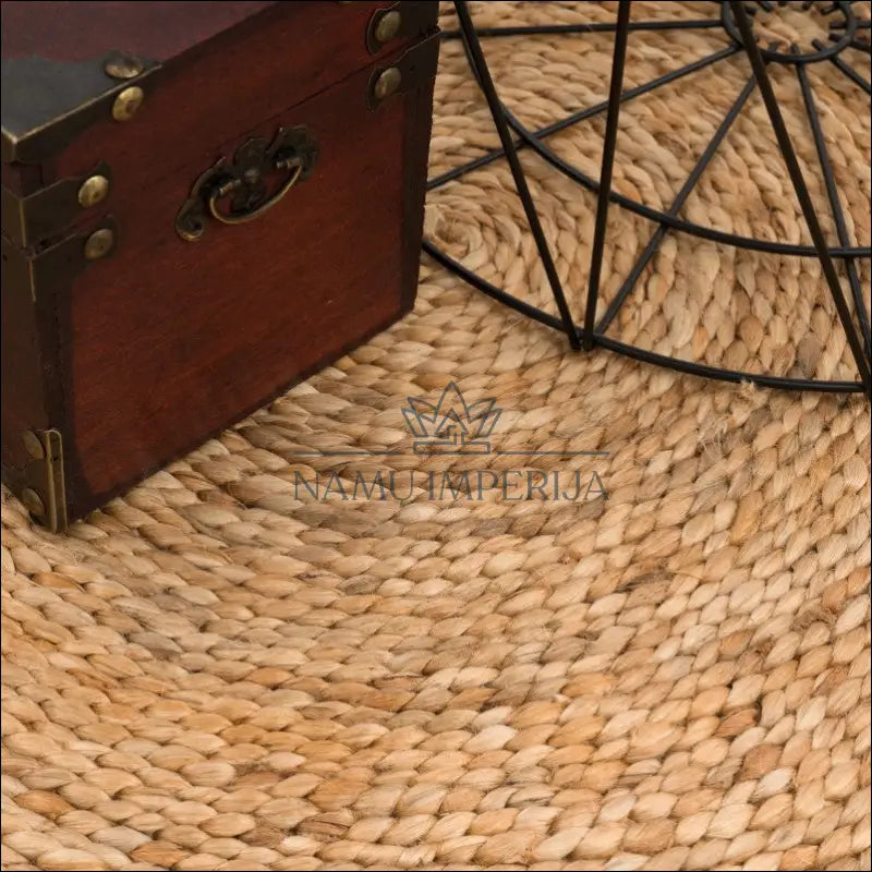 Kilimas NI5852 - €75 100-200, 50-100, __label:Pristatymas 5-14 d.d., color-Nature, kilimai Kilimai Jute Rug Round