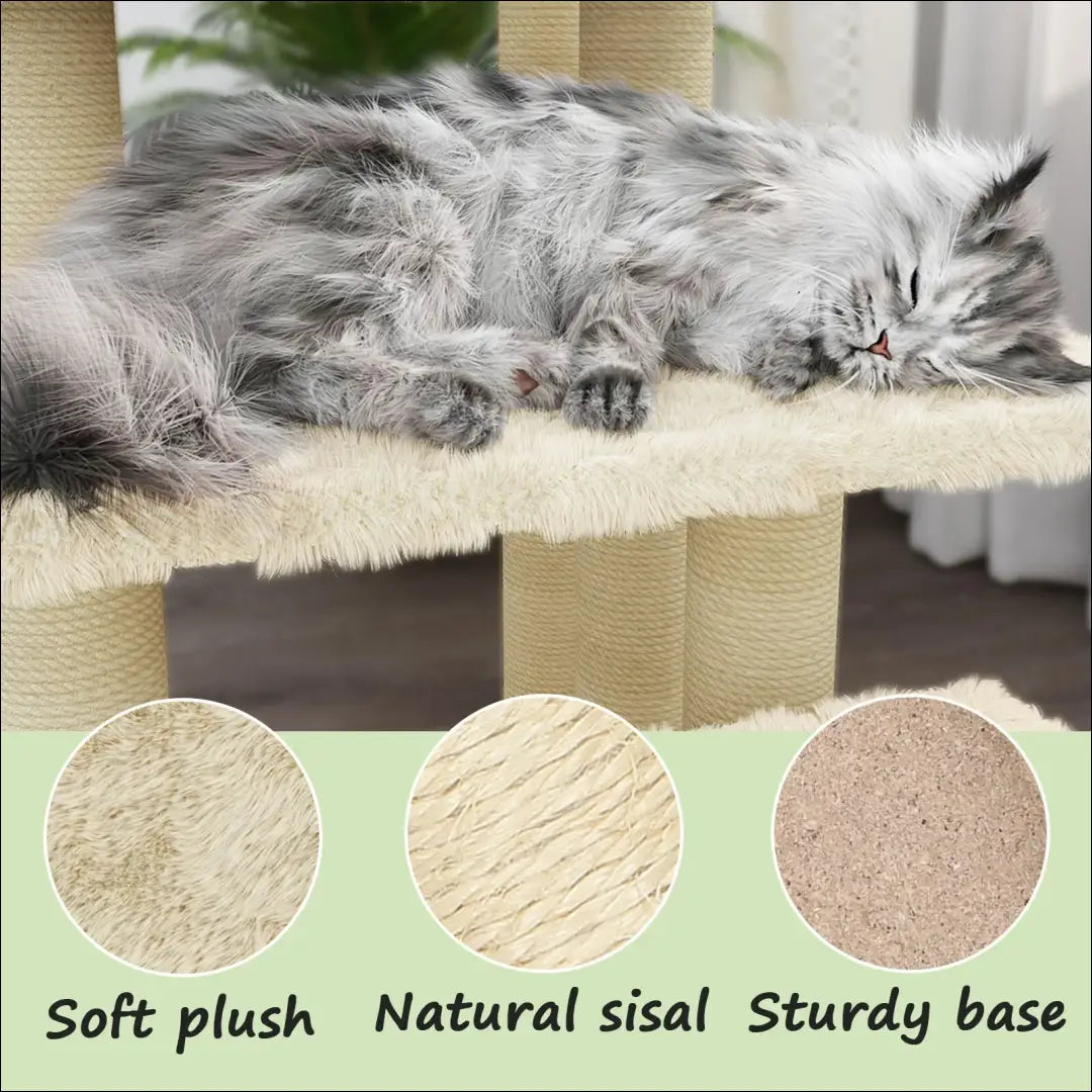 Kačių draskyklė KI1501 - €32 Save 50% 25-50, __label:Pristatymas 1-2 d.d., color-kremas, gyvunai, kates €25 to €50 Cat