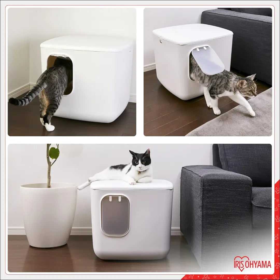 Kačių kraiko dėžė KI1390 - €99 Save 50% 50-100, __label:Pristatymas 1-2 d.d., color-balta, gyvunai, kates €50 to €100