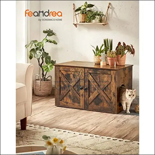 Kačių namelis SM209 - €131 Save 30% 100-200, __label:Pristatymas 5-14 d.d., gyvunai, kates, NEW-SONGMICS 80x53x50cm