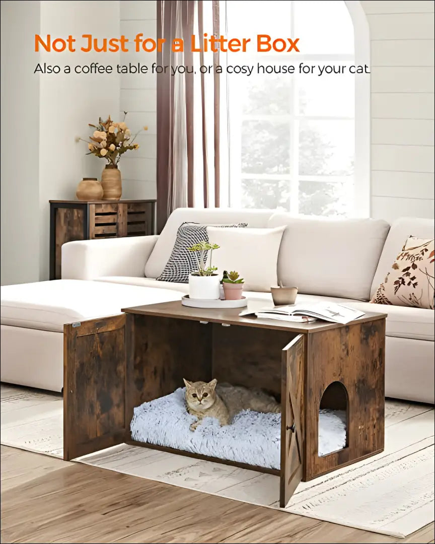 Kačių namelis SM209 - €112 Save 40% 100-200, __label:Pristatymas 5-14 d.d., gyvunai, kates, notouch30 80x53x50cm / Ruda
