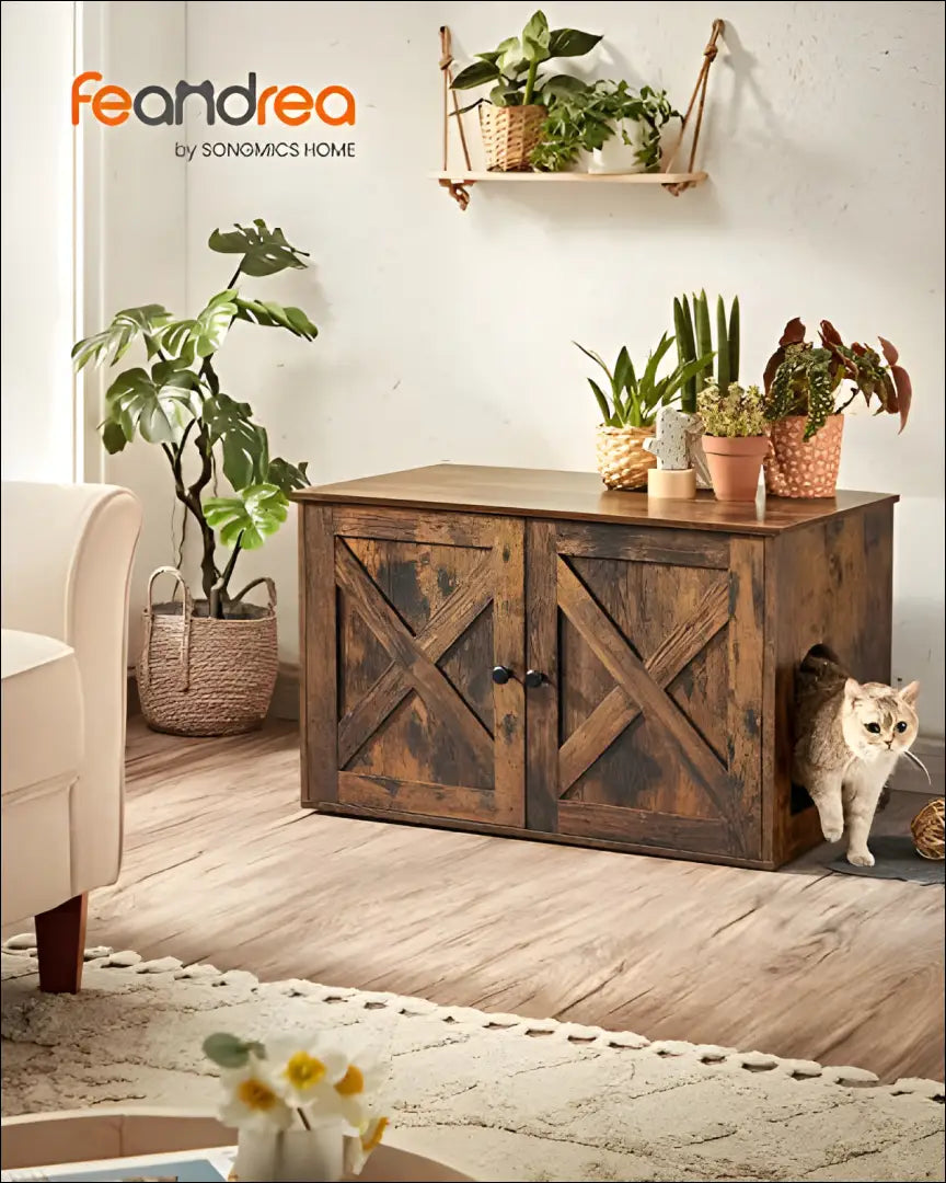 Kačių namelis SM209 - €112 Save 40% 100-200, __label:Pristatymas 5-14 d.d., gyvunai, kates, notouch30 80x53x50cm / Ruda