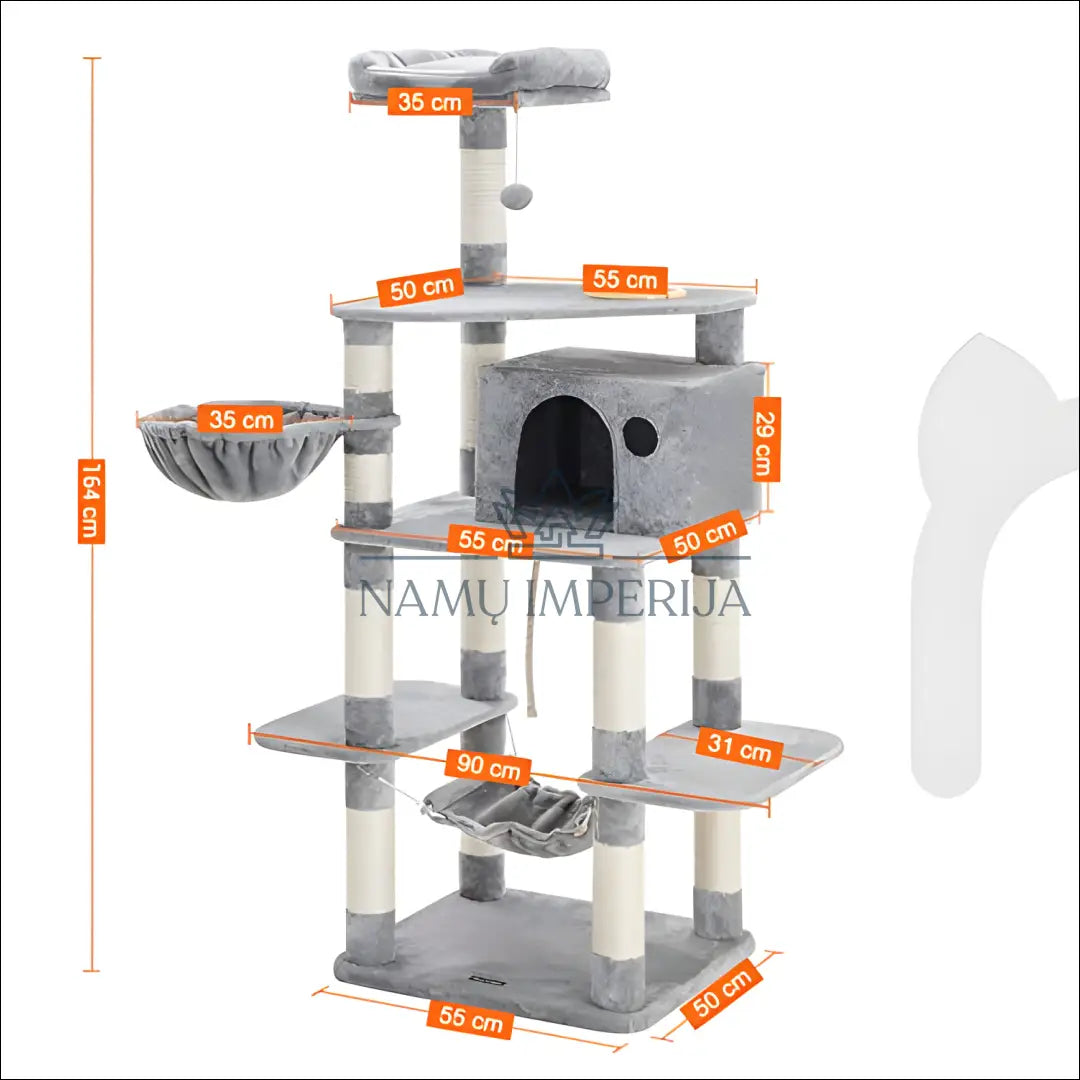 Kačių stovas draskyklė SM026 - €173 Save 30% 100-200, __label:Pristatymas 5-14 d.d., gyvunai, kates, notouch30