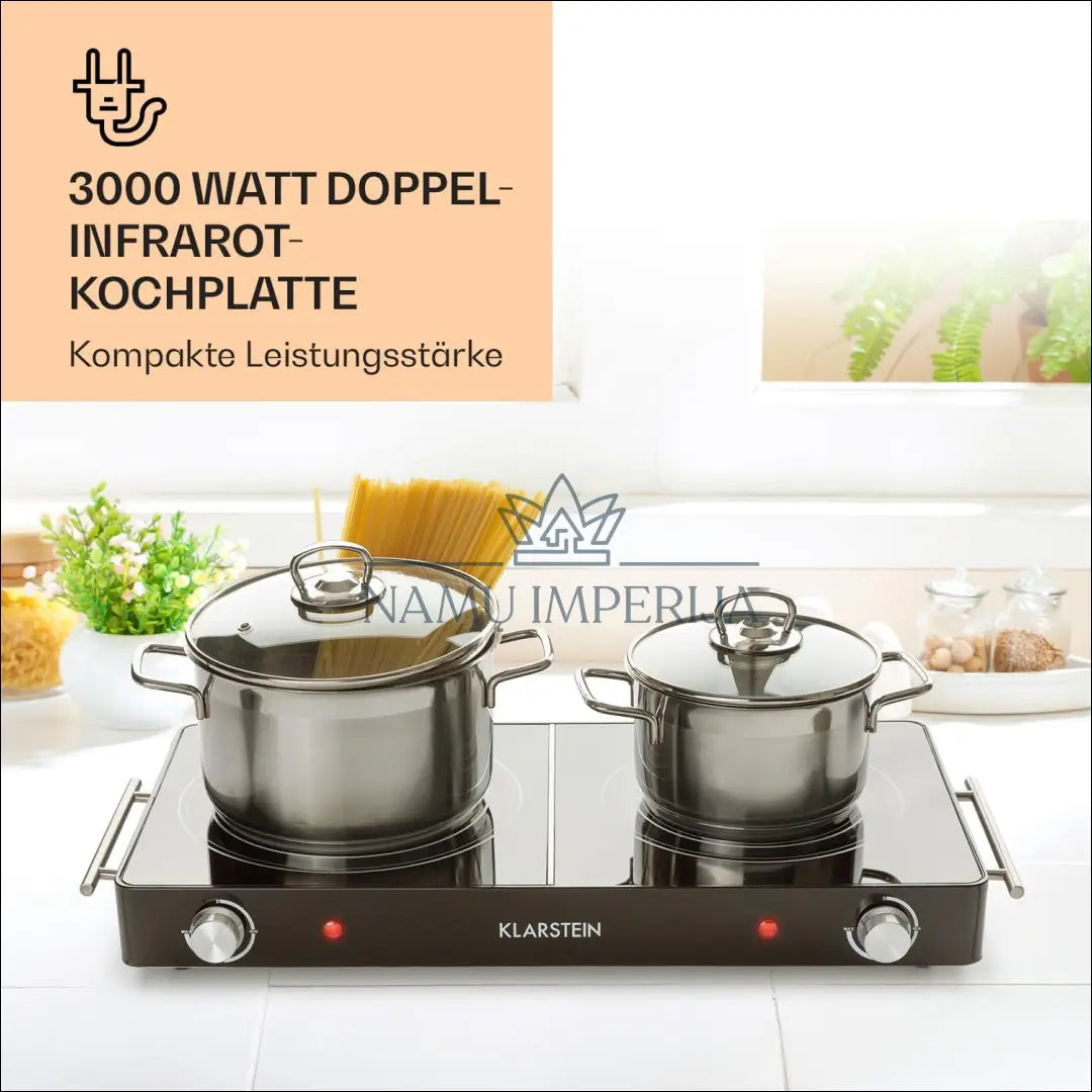 Kaitlentė ’Klarstein’ KI1371 - €53 Save 50% 50-100, __label:Pristatymas 1-2 d.d., color-juoda, color-sidabrine,