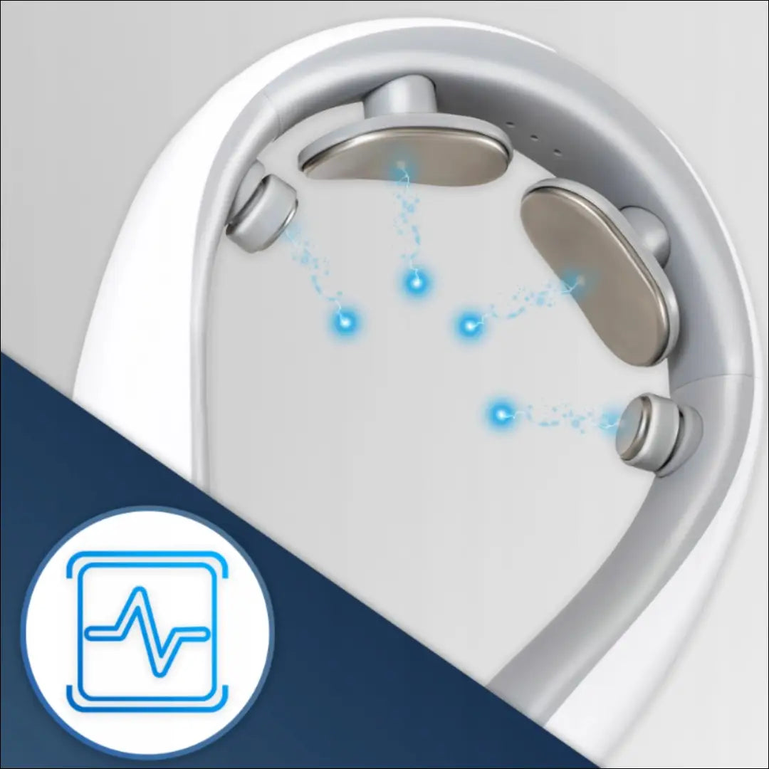 Kaklo masažuoklis baltos spalvos / pilkos TE1108 - €24 Save 15% __label:Pristatymas 5-14 d.d., elite,