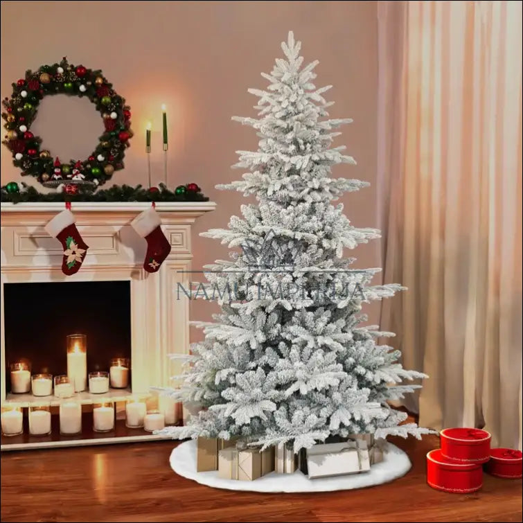 Kalėdinė eglutė (210cm) DI5573 - €58 Save 60% 50-100, color-balta, color-zalia, kaledos, material-plastikas Balta