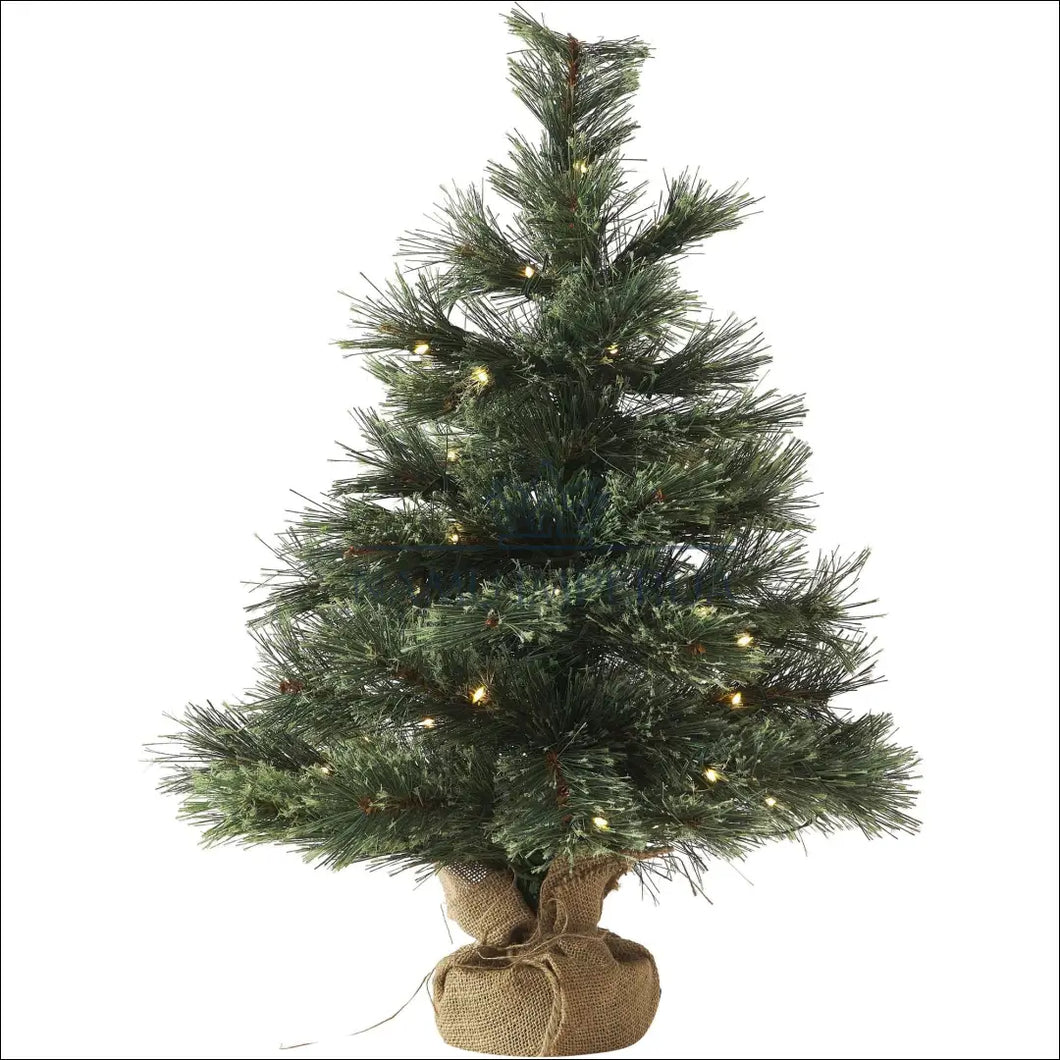 Kalėdinė eglutė su LED apšvietimu (60cm) DI4959 - €20 Save 60% color-ruda, color-zalia, kaledos,