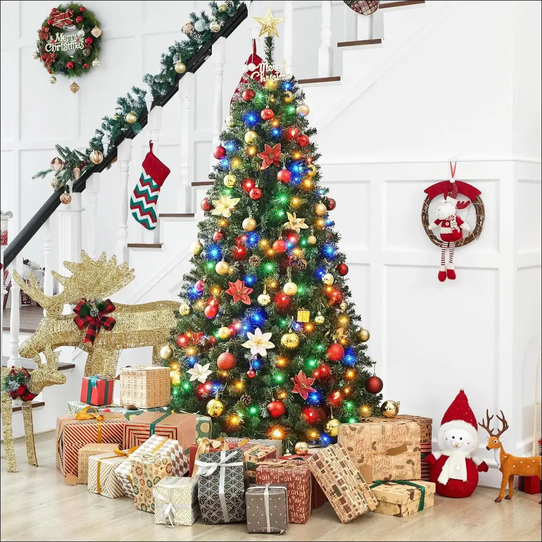 Kalėdinė eglutė su LED lemputėmis (183cm) DI10217 - €125 Save 50% 100-200, __label:Pristatymas 1-2 d.d., color-zalia,