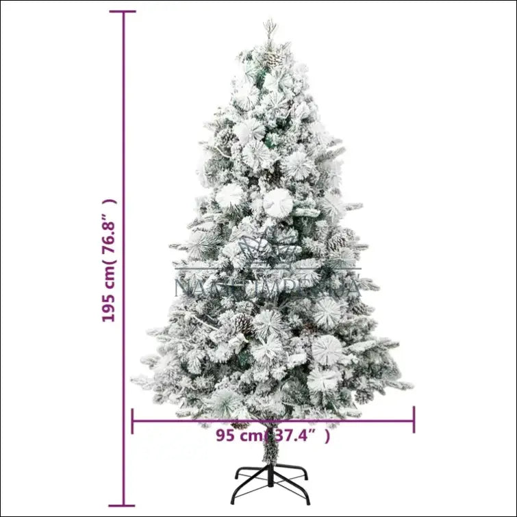 Kalėdinė eglutė su LED lemputėmis (195cm) DI5246 - €140 Save 50% 100-200, __label:Pristatymas 1-2 d.d.,