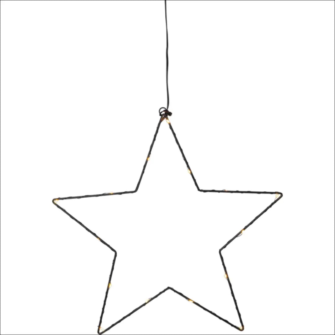 Kalėdinė LED dekoracija DI10420 - €17 Save 50% __label:Pristatymas 1-2 d.d., color-juoda, kaledos, material-metalas,