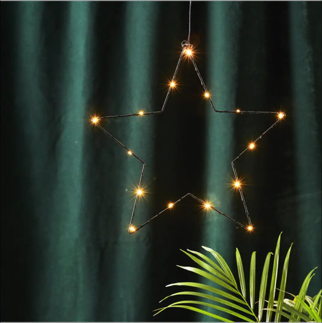 Kalėdinė LED dekoracija DI10420 - €17 Save 50% __label:Pristatymas 1-2 d.d., color-juoda, kaledos, material-metalas,