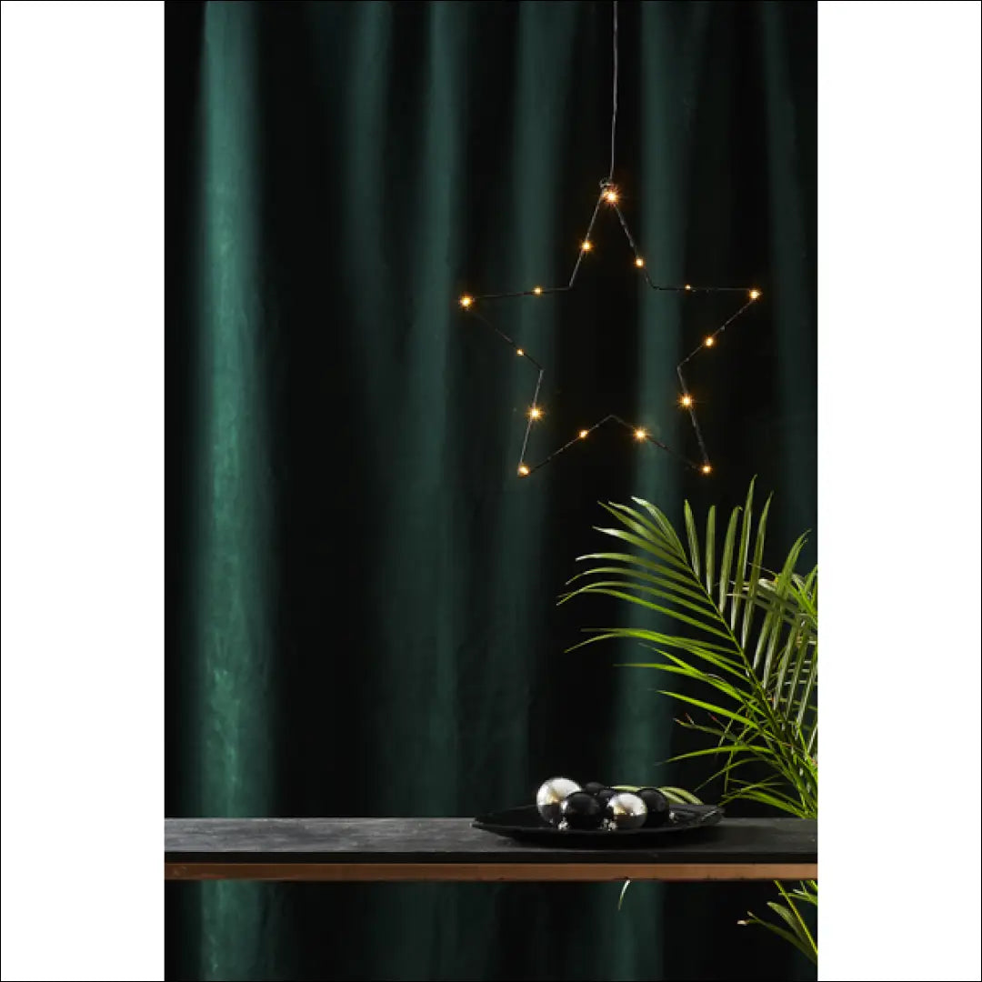 Kalėdinė LED dekoracija DI10420 - €17 Save 50% __label:Pristatymas 1-2 d.d., color-juoda, kaledos, material-metalas,