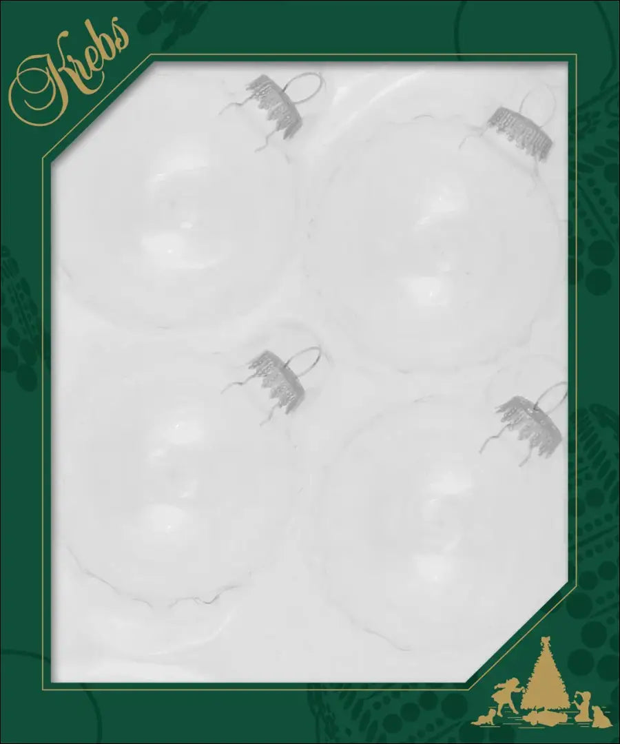 Kalėdiniai stikliniai papuošimai - 4vnt DA305 - €9 Save 70% __label:Pristatymas 1-2 d.d., kaledos, under-25 Iki €25