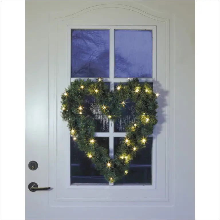 Kalėdinis LED vainikas DI2709 - €34 Save 60% 25-50, color-zalia, kaledos, material-plastikas Kalėdos | Namų