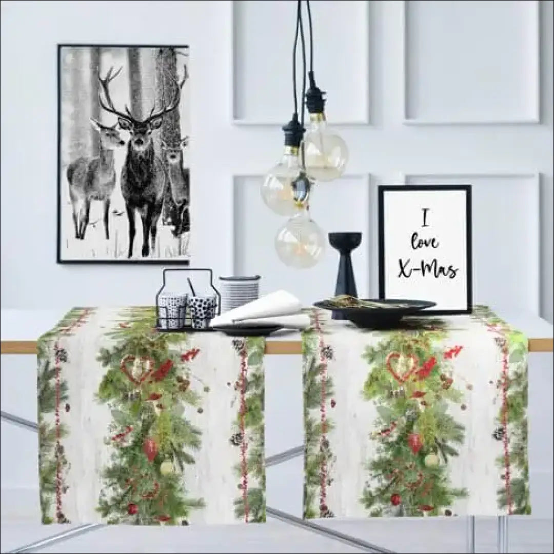 Kalėdinis stalo takelis DA0283 - €17 Save 50% __label:Pristatymas 1-2 d.d., staltieses, tekstile, under-25 Iki €25