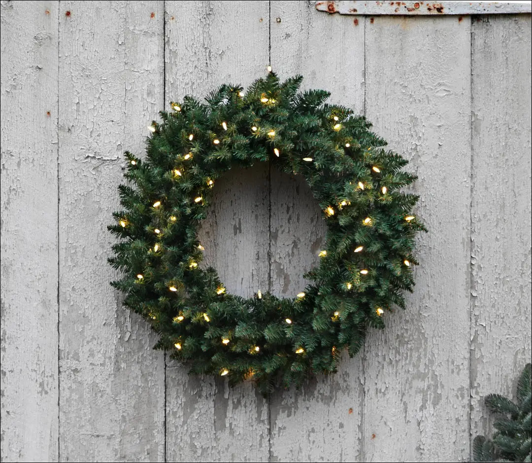 Kalėdinis vainikas su LED lemputėmis DI10632 - €38 Save 50% 25-50, __label:Pristatymas 1-2 d.d., color-zalia, kaledos,