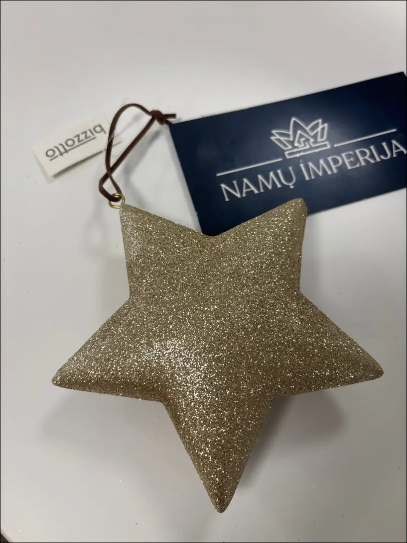 Kalėdinis žaisliukas DI10497 - €6 Save 50% __label:Pristatymas 1-2 d.d., color-auksine, kaledos, material-mediena,