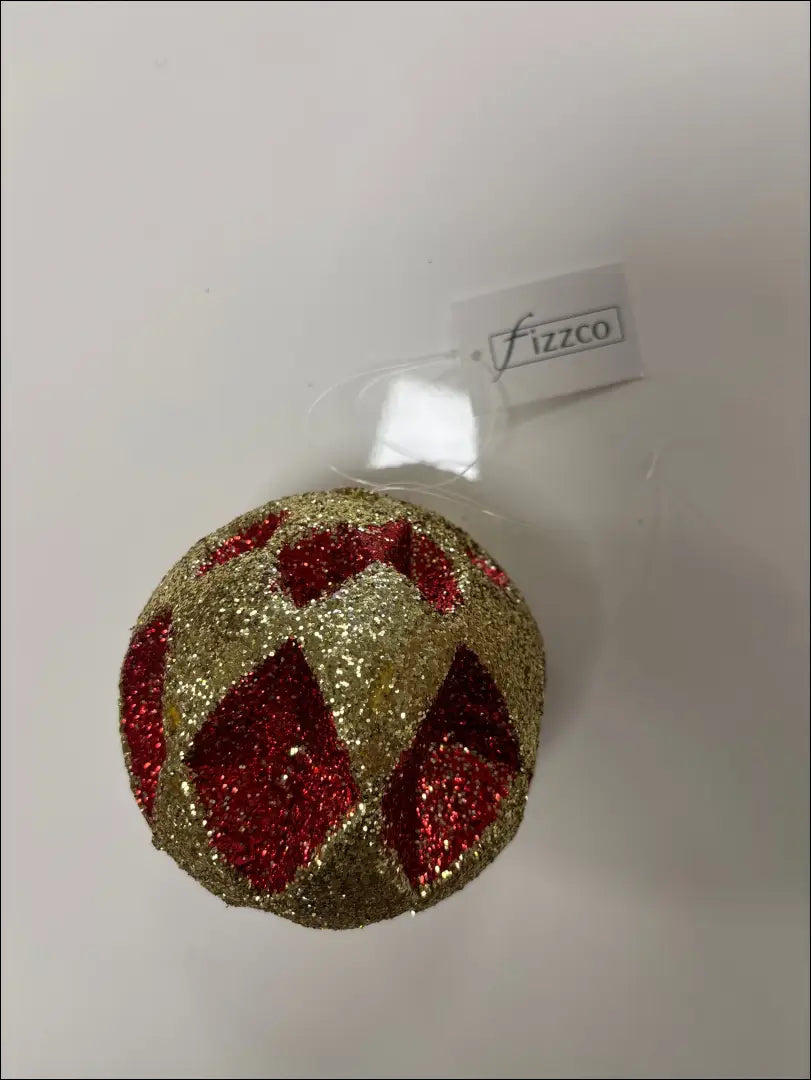 Kalėdinis žaisliukas DI10498 - €4 Save 75% __label:Pristatymas 1-2 d.d., color-auksine, color-raudona, kaledos,