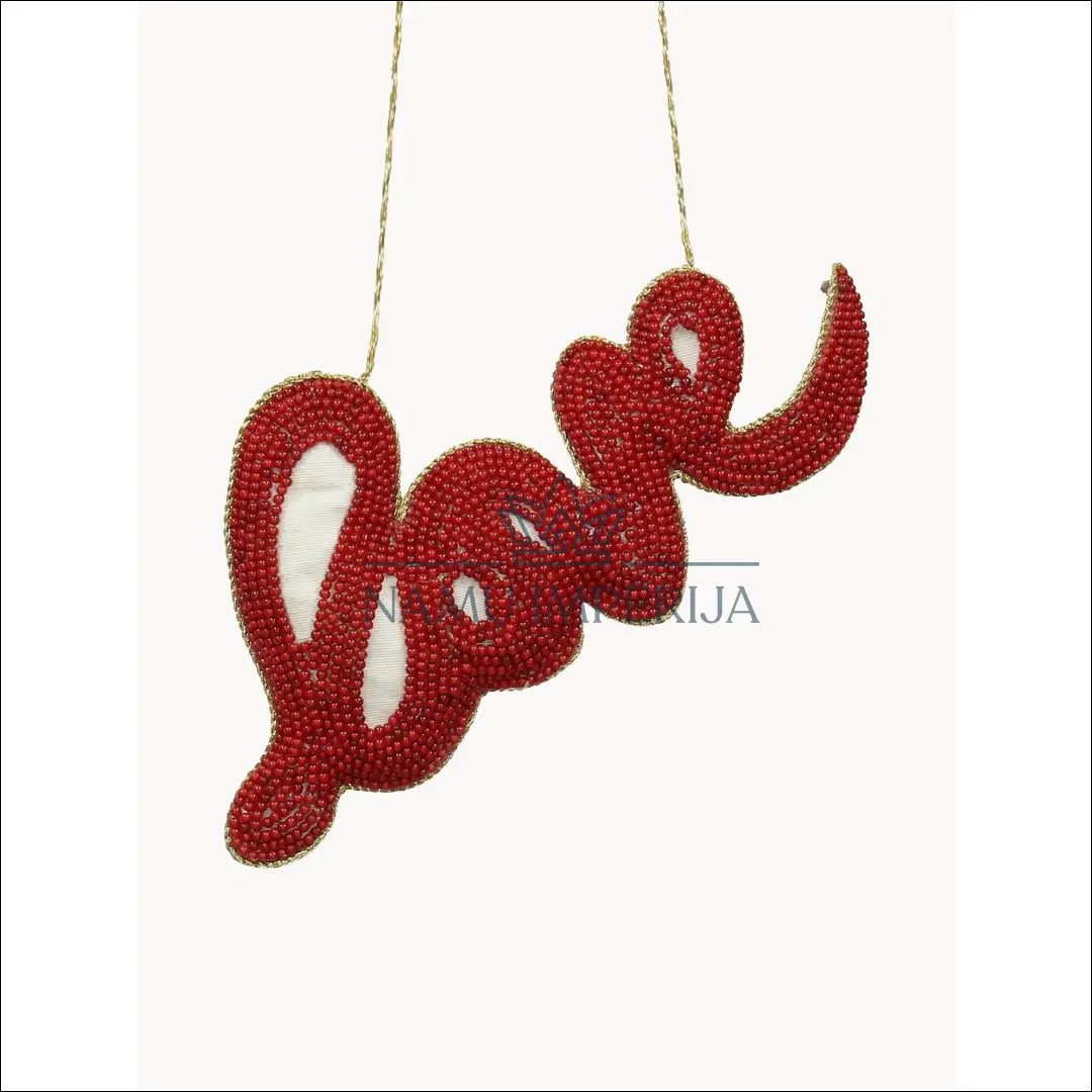 Kalėdinis žaisliukas DI4848 - €6 Save 50% __label:Pristatymas 1-2 d.d., color-auksine, color-raudona, kaledos,