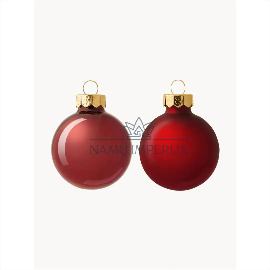 Kalėdinių burbuliukų komplektas (16vnt) DI4844 - €4 Save 60% color-raudona, kaledos, material-stiklas, under-25